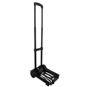 G-Force Premium Folding Luggage Trolley with 37.5-Inch Telescoping Handle, 110lb Capacity, Wheeled Base, Built-In Bungee Cord, Black, 36046