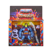 Mattel Masters of the Universe Origins X ThunderCats Skell-Ra Deluxe Action Figure, 5.5-Inch, 16-Point Articulation, Swappable Heads and Armor, Double-Ended Sword JFX01