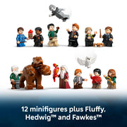 LEGO Harry Potter Hogwarts Castle The Main Tower Building Set with 12 Minifigures Multicolor 2135 Pieces 76454