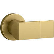 Kohler Exhale Adjustable Wall Bracket with Ball-Pivot Joint, Vibrant Brushed Moderne Brass, Wall Mounted, 98349-2MB