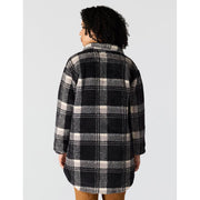 Carhartt Women's Loose Fit Fleece Outerwear Jacket, Soft Plush Fabric, Black, 2X, 107138