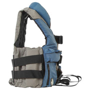 Body Glove Angler Fishing Vest, USCG Approved, Lightweight, Blue/Gray, 2XL