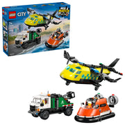 LEGO City Airplane, Service Truck and Hovercraft Remix Set