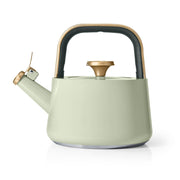 Beautiful 1.8L Ceramic Non-Stick Stovetop Tea Kettle, Olive Green by Drew Barrymore