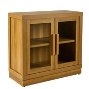 Better Homes & Gardens Ezra Tall Storage Cabinet Light Honey Finish BOX 1