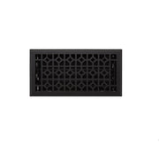 Signature Hardware 435747 Appert Steel Floor Register - Black 6