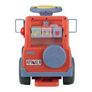 Bluey Interactive Ride-On Push Car for Boys and Girls, Foot-to-Floor Orange