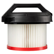 Milwaukee 49-90-1961 HEPA Vacuum Filter, 6 in Height, Reusable with Twist-Lock Attachment for Dry Debris Collection