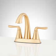 PROVINCETOWN CENTERSET BATHROOM FAUCET - BRUSHED GOLD