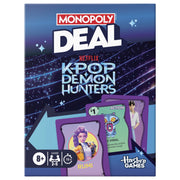 Monopoly Deal KPop Demon Hunters Card Game, Fast-Paced Family Game, Multi-Color, 110 Cards, Ages 8+