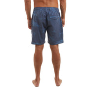Pelagic Gyotaku Dockside Athletic Shorts for Men, Navy, Mid-Rise, 18in Outseam, Water and Stain Repellent, Mesh-Lined Pockets, 1002231001