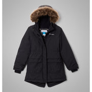 Columbia Girls Nordic Strider II Winter Jacket, Waterproof Breathable Omni-Tech, Thermal Reflective Lining, Black, Large, 2090241011L