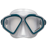 U.S. Divers Cozumel TX Mask, Proflex FX Fins, and Island Dry Snorkel Combo Set - Grey/Navy - M
