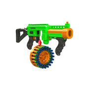 Adventure Force 6387 Villainator Submachine Pump-Action SuperDrum Dart Blaster - Compatible with NERF