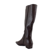 Madden Girl Florance Womens Knee-High Dress Boots, Low 1.5-Inch Block Heel, Zip-Up Closure, Round Toe, Size 9 M Brown