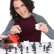 SKIBIDI Bonkers Toys Battle Bucket Collectible Figures 20-Piece Set with Mystery Titan