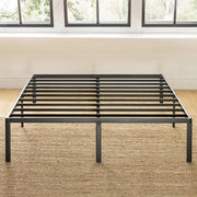 Best Price Mattress 14  Metal Platform Bed Frame, Heavy-Duty Steel Slats, Black, King