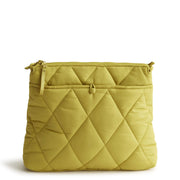 Vera Bradley Featherweight Original Hipster Crossbody Handbag, Golden Olive, 9x11x3 in, Adjustable Strap, 50328-20134