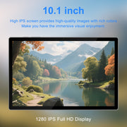 YYSWIE 10.1 Inch Android 13 Tablet, 8GB RAM, 64GB Storage Expandable to 512GB, Octa-Core Processor, 7000mAh Battery, HD IPS Touchscreen, Dual Camera, WiFi, Black, Z10 CT1001