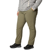 Columbia Leslie Falls Pant II Women's Hiking Pants, Omni-Shield Water Repellent, Stone Green, Size 12 Long, Mid Rise, 208708