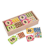 MELISSA & DOUG SELF CORRECTING NUMBER PUZZLES (Set of 3)