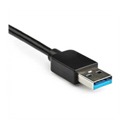 StarTech USB 3.0 to Dual DisplayPort Adapter, Dual 4K 60Hz Displays, USB-Powered, Black, USB32DP24K60