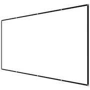 onn. 100075735 Indoor/Outdoor Folding Projector Screen, White