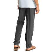 Free Fly Men's Breeze Pant Athletic Pants, Lightweight Breathable Quick-Dry with UPF 50+ Sun Protection, Black Sand, Large, MBZP-328