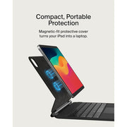 Belkin Pro Keyboard Case with Backlit Bluetooth Keyboard, Magnetic Stand, Multi-Gesture Trackpad, Apple Pencil Storage Compatible, Black, for iPad Pro 11 in M4 M5 BBZ002tt-V2