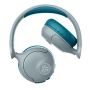 JLab JBuddies Pop Kids Wireless Headphones, Bluetooth, Volume Safe 85/95 dB, 48+ Hour Playtime, Foldable Cloud Foam Earcups, Teal, HBKJPOPRTEL122