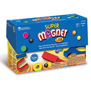 Learning Resources Super Magnet Lab Kit, 124 Pieces