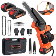 NEXPOW 6 and 8 Inch Mini Chainsaw Electric, Orange