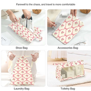Livhil 8Pcs Packing Cubes for Luggage Packing Cubes for Travel Luggage Packing Organizers (Bow)