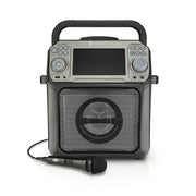 The Singing Machine STVG789BK Groove XL Stand Alone Karaoke Machine with 6 Vocal Effects & LED Lights Black