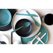 Mainstays DOTCOM21-14-009 28-Piece Eco-Friendly Recycled Plastic Dinnerware Set
