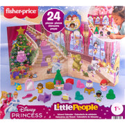 Fisher-Price Little People Disney Princess Toy Advent Calendar, 24 Toys, Multicolor, Toddler Holiday Playset JCW74