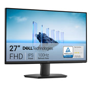 Dell 27 Monitor SE2725HM, Full HD 1920x1080, 100Hz Refresh Rate, IPS Panel, 5ms Response Time, VESA 100x100mm, HDMI and VGA Ports, Black