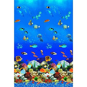 Swimline Caribbean Tile Round Overlap Swimming Pool Liner, Virgin Vinyl, UV and Algae Resistant, 15 ft Width, 48-52 in Depth, LI1548CFO