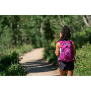 Teton Oasis Hydration Backpack, 18L Capacity, Plum Purple, Lightweight Water Pack with 2L Bladder, Sewn-in Rain Cover, Adjustable Straps, Ambidextrous Hydration Ports, 3218PL
