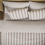 WELSPUN USA INC Drew Barrymore Beautiful 3-Piece Reversible Cotton Slub Comforter Set, Natural, Full/Queen