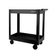 WORKPRO 32 Metal Rolling Utility Cart - Durable Steel Frame Spacious Top Surface Smooth-Rolling Casters