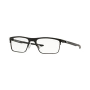 Oakley Men's Cartridge Semi-Rimless Rectangular Prescription Eyeglasses, Satin Black, 54mm OX5137