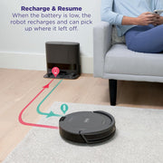 Shark Navigator Robot Vacuum with Self-Empty Base, SmartPath Navigation, HEPA Filter, Gray, RV2120AE