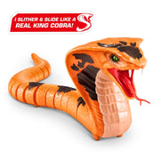 Zuru Toys Robo Alive King Cobra Robotic Moving Snake Toy, 17.5 in, Realistic Snakeskin, Battery-Powered, Ages 3+