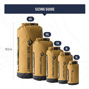 Sea to Summit A4056-59 Big River Dry Bag, Heavy-Duty Dry Storage, Gold Brown(65Liters)