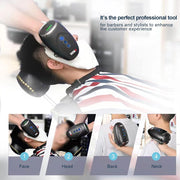 Bestbomg Barber Massager/Cordless HandheldMassager Charge Neck/Legs/Hand/FaceMassager 2 Massage Nodes 2600AMH, Black