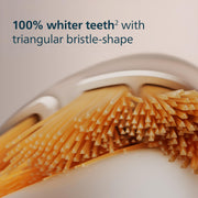 Philips Sonicare A3 All-in-One Replacement Electric Toothbrush Heads, Triangular Multi-Angle Bristles, White, 2 Pack HX9092/77