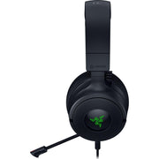 Razer Kraken V4 X Wired Gaming Headset, TriForce 40mm Drivers, HyperClear Cardioid Mic, 7.1 Surround Sound, Chroma RGB Lighting, Black