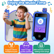 Wuszhor Xa35 Kids Smart Phone, Educational Learning Toy with Touchscreen, Dual HD Cameras, 8GB SD Card