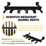 Rush Creek Creations 5-Gun Wall Rack